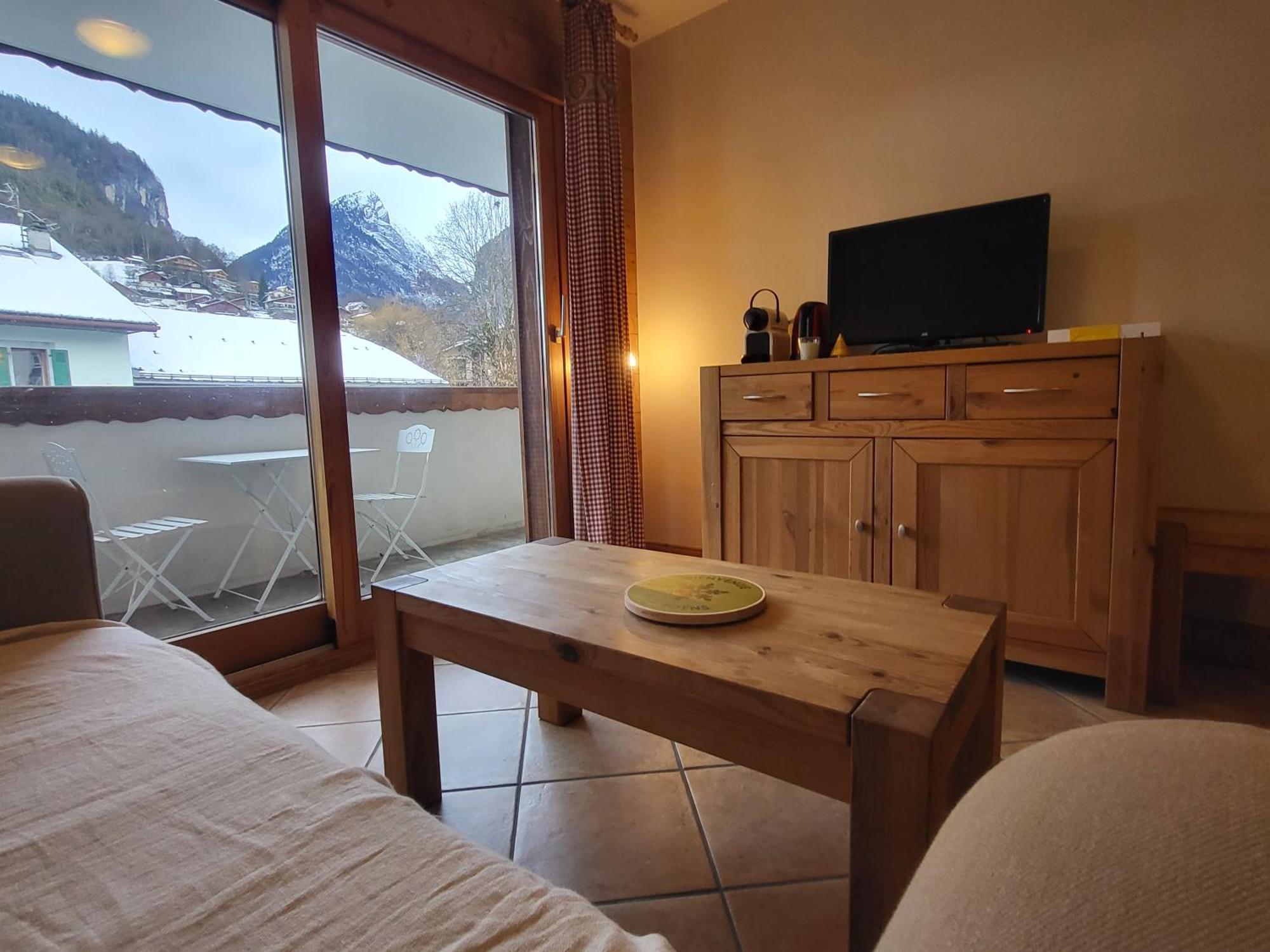 Ecrins A4, 1 Bedroom Apartment With Bunk Room, Central Samoëns Eksteriør bilde